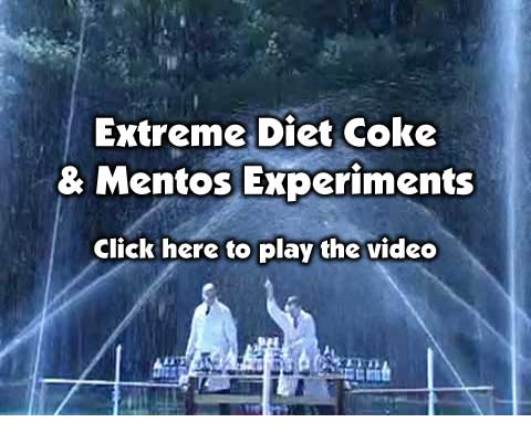 Extreme Diet Coke & Mentos Experiments