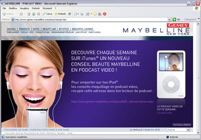 Maybelline: un video podcast spiega alle ragazze come truccarsi